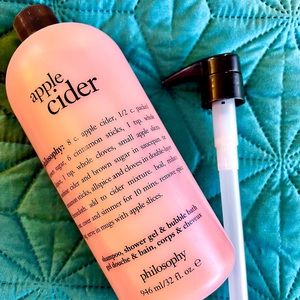 Philosophy Apple cider shampoo, shower gel, bubble bath